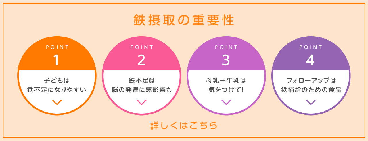 鉄摂取の重要性 詳しくはこちら