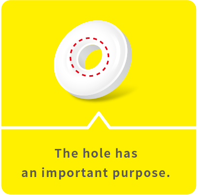 The hole has an important purpose.